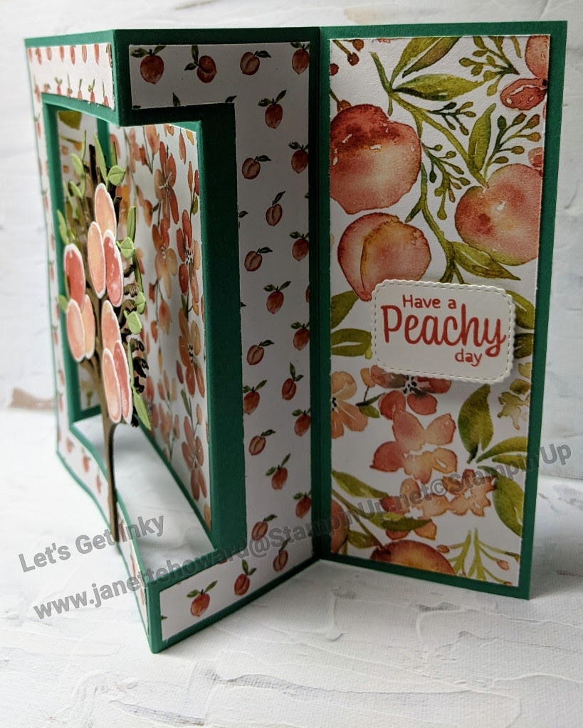 Sweet As A Peach / Beautiful Trees Dies Stampin'Up!® Let