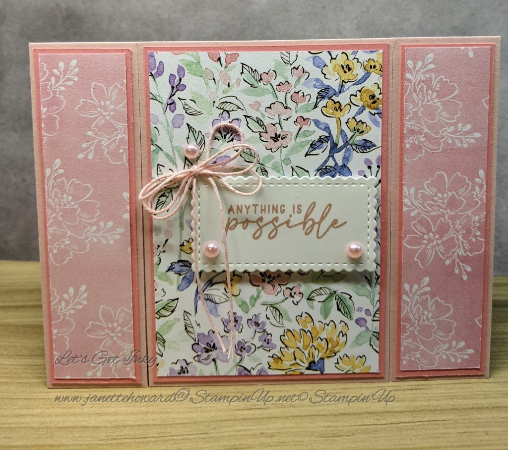 Hand-Penned Petals In Blushing Bride Stampin'Up!® - Let's Get Inky